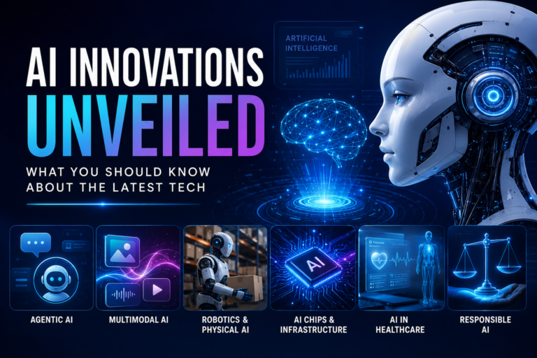 AI innovations unveiled in futuristic design