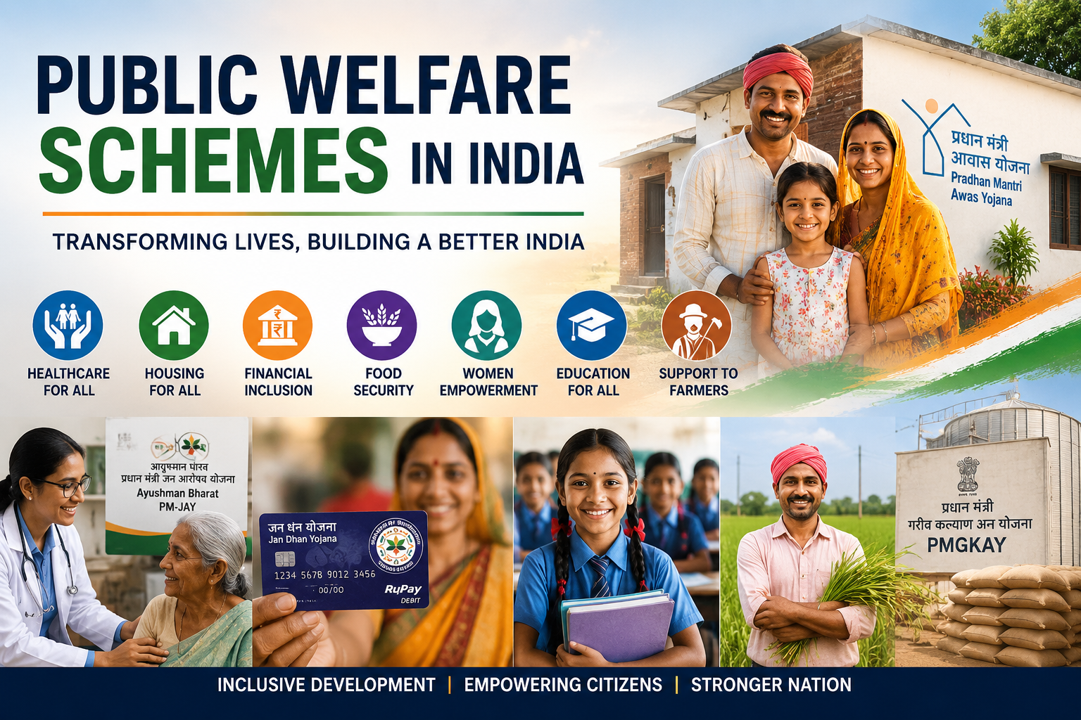 Public Welfare Schemes in India